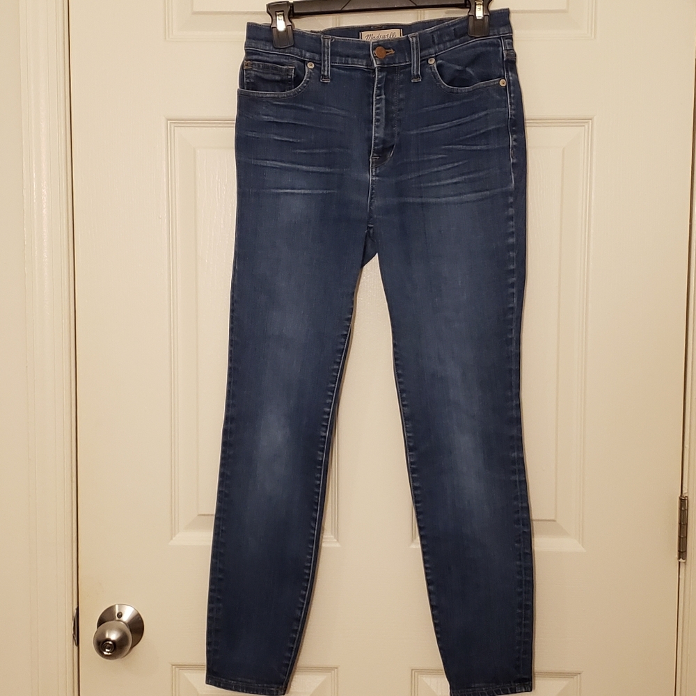 Madewell Medium-Dark Blue Skinny Jeans | Women's Size 28